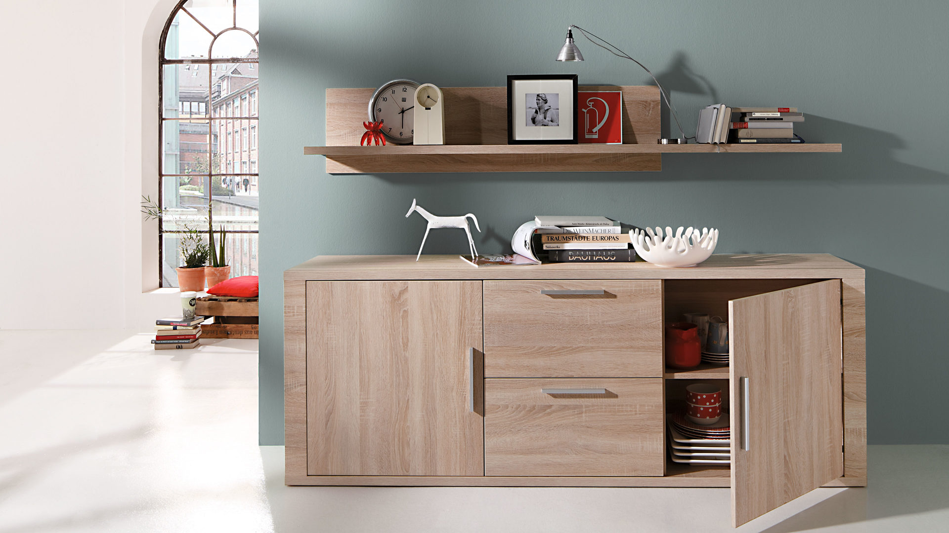 Schlafzimmer regal: haengeregal arte m aus nachbildung in ...